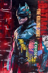The Batman II by Zinsky - Original Painting on Stretched Canvas sized 32x47 inches. Available from Whitewall Galleries